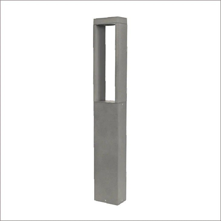 Outdoor IP65 Waterproof Moderna Rettangolari Lawn Light Pajsaġġ Garden Lighting Led Bollard Light